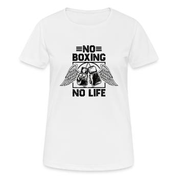 Boxe Ring de boxe Anneau d’arts martiaux - T-shirt respirant Femme - blanc - Devant - AI Model Female 172 dark (172cm)