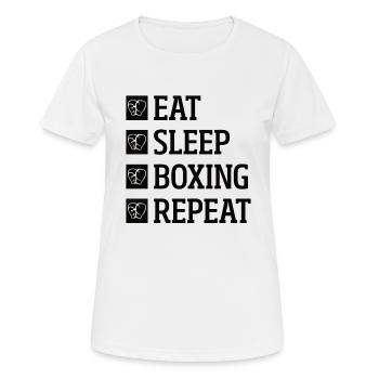 Boxing Boxing Ring Martial Arts Ring - Women's Breathable T-Shirt - white - Front - AI Model Female 172 dark (172cm)