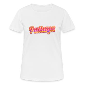 Vintage Thailand Urlaubsreise Asien Thai Pattaya - Frauen T-Shirt atmungsaktiv - Weiß - Vorne - AI Model Female 172 dark (172cm)