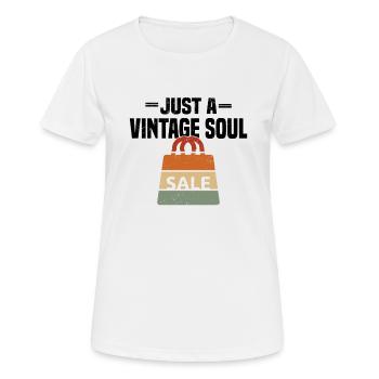Magasin d’occasion Eco Hipster d’occasion - T-shirt respirant Femme - blanc - Devant - AI Model Female 172 dark (172cm)