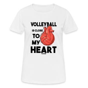 Volleyball Beach volleyball Beach Sport - Women's Breathable T-Shirt - white - Front - AI Model Female 172 dark (172cm)