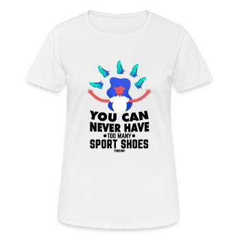 Jogging Running Sports Fitness Running - T-shirt respirant Femme - blanc - Devant - AI Model Female 172 dark (172cm)