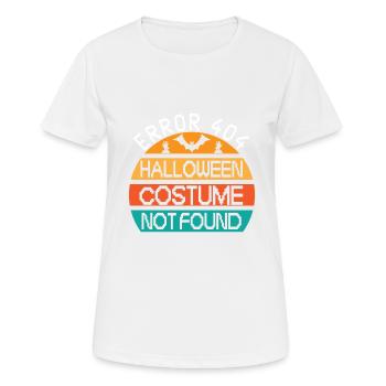 Error 404 costume not found - Women's Breathable T-Shirt - white - Front - AI Model Female 172 dark (172cm)