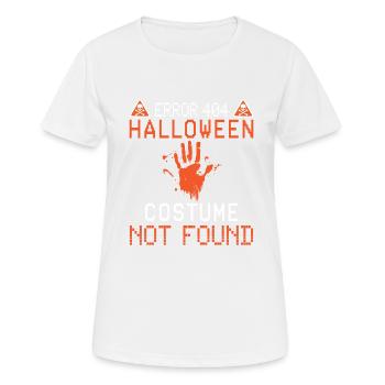 Error 404 costume not found - Women's Breathable T-Shirt - white - Front - AI Model Female 172 dark (172cm)