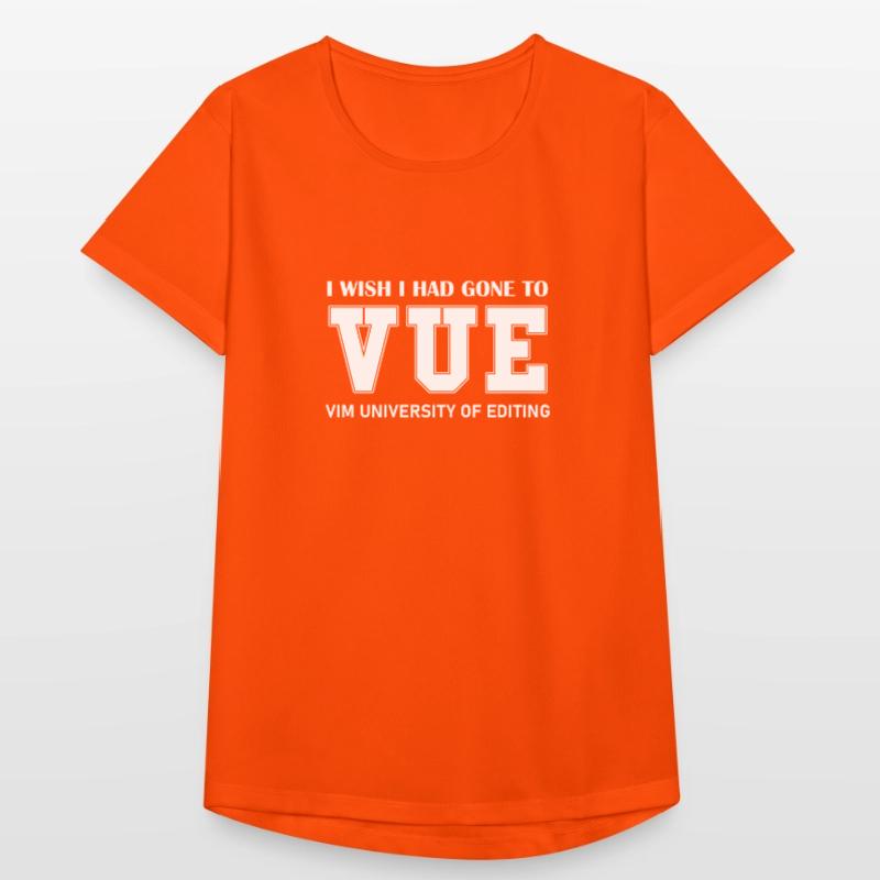 VIM University of Editing Wish I Could Exit VIM Frauen T-Shirt atmungsaktiv