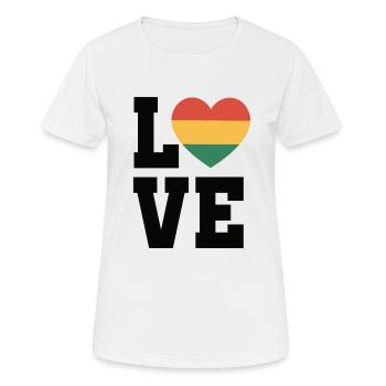 Ich bin Schwarze Geschichte Schwarzer - Frauen T-Shirt atmungsaktiv - Weiß - Vorne - AI Model Female 172 dark (172cm)