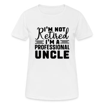 Meilleur oncle Bad Influence Cadeau de famille - T-shirt respirant Femme - blanc - Devant - AI Model Female 172 dark (172cm)