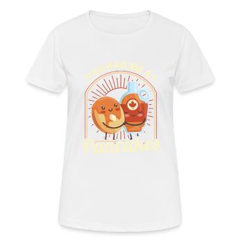 Pfannkuchen Food Lover Best Pancake Maker - Frauen T-Shirt atmungsaktiv - Weiß - Vorne - AI Model Female 172 dark (172cm)