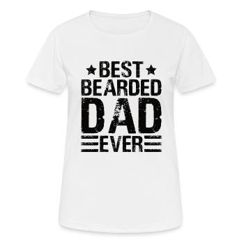Père Barbu Père barbu - T-shirt respirant Femme - blanc - Devant - AI Model Female 172 dark (172cm)