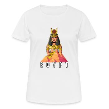 Ägypten Isis Pharao - Frauen T-Shirt atmungsaktiv - Weiß - Vorne - AI Model Female 172 dark (172cm)