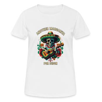 Another Margarita Por Favor Margarita Drinker Alco - Frauen T-Shirt atmungsaktiv - Weiß - Vorne - AI Model Female 172 dark (172cm)