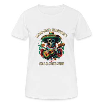 Margarita Appel d’urgence 9 Juan Juan Margarita Dri - T-shirt respirant Femme - blanc - Devant - AI Model Female 172 dark (172cm)