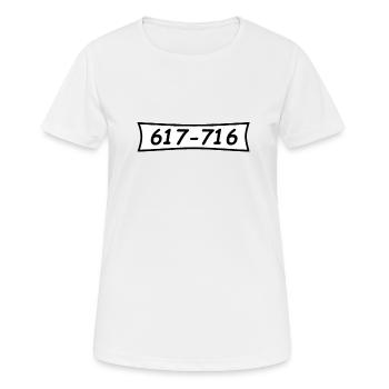 Panzerknacker numéro 617 716 - T-shirt respirant Femme - blanc - Devant - AI Model Female 172 dark (172cm)