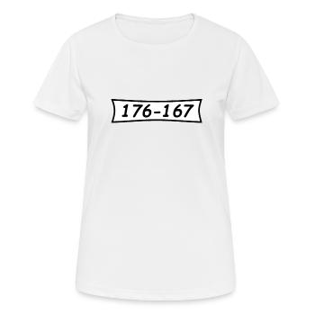 Panzerknacker numéro 176 167 - T-shirt respirant Femme - blanc - Devant - AI Model Female 172 dark (172cm)