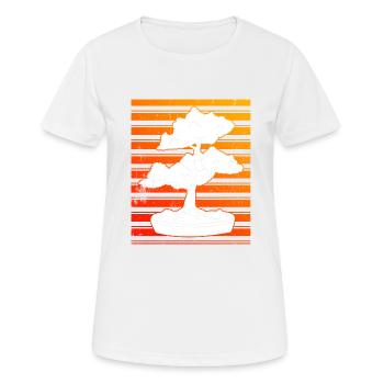 Bonsaïs - T-shirt respirant Femme - blanc - Devant - AI Model Female 172 dark (172cm)