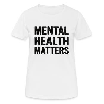 Mental Health Affairs Therapist - Women's Breathable T-Shirt - white - Front - AI Model Female 172 dark (172cm)