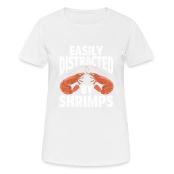 Cadeau amateur de fruits de mer fruits de mer - T-shirt respirant Femme - blanc - Devant - AI Model Female 172 dark (172cm)