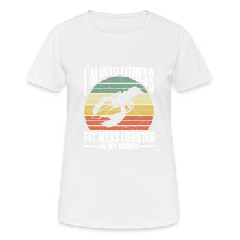 Cadeau amateur de fruits de mer fruits de mer - T-shirt respirant Femme - blanc - Devant - AI Model Female 172 dark (172cm)