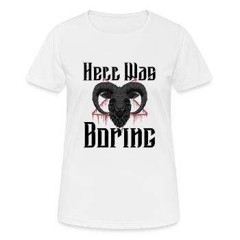 Satan Beelzebub Teufel Gothic Pentagram Mystisch - Frauen T-Shirt atmungsaktiv - Weiß - Vorne - AI Model Female 172 dark (172cm)