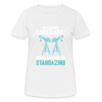 Stargazer Poison Cosmology Stargazing - Women's Breathable T-Shirt - white - Front - AI Model Female 172 dark (172cm)
