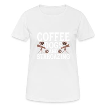 Stargazer Poison Cosmology Stargazing - Women's Breathable T-Shirt - white - Front - AI Model Female 172 dark (172cm)