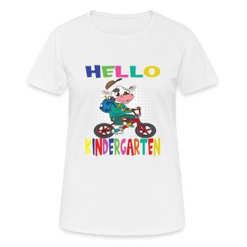 Kindergarten Child Kindergarten Gift - Women's Breathable T-Shirt - white - Front - AI Model Female 172 dark (172cm)
