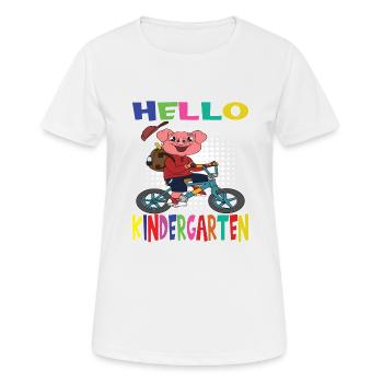 Kindergarten Child Kindergarten Gift - Women's Breathable T-Shirt - white - Front - AI Model Female 172 dark (172cm)