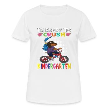 Kindergarten Child Kindergarten Gift - Women's Breathable T-Shirt - white - Front - AI Model Female 172 dark (172cm)