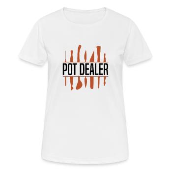 Töpfern Ton Töpferkurs Töpferei Getöpfert - Frauen T-Shirt atmungsaktiv - Weiß - Vorne - AI Model Female 172 dark (172cm)