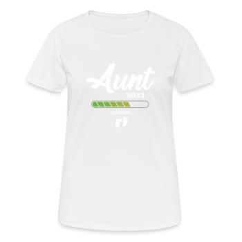 Tante Loading 2023 (Garantie du prix le plus bas) - T-shirt respirant Femme - blanc - Devant - AI Model Female 172 dark (172cm)