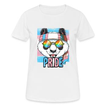 Fierté LGBTQ Transgender Costume Costume Mois de la fierté - T-shirt respirant Femme - blanc - Devant - AI Model Female 172 dark (172cm)