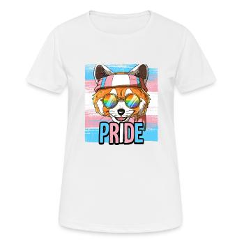Fierté LGBTQ Transgender Costume Costume Mois de la fierté - T-shirt respirant Femme - blanc - Devant - AI Model Female 172 dark (172cm)