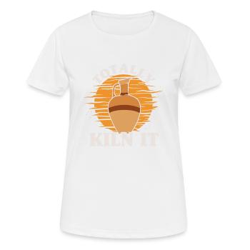 Ceramic Oven Cermaicist Ceramic Clay Oven Pot - Women's Breathable T-Shirt - white - Front - AI Model Female 172 dark (172cm)
