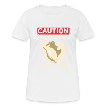 Ceramic Oven Cermaicist Ceramic Clay Oven Pot - Women's Breathable T-Shirt - white - Front - AI Model Female 172 dark (172cm)