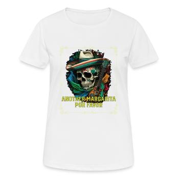 Another Margarita Por Favor Margarita Drinker - Frauen T-Shirt atmungsaktiv - Weiß - Vorne - AI Model Female 172 dark (172cm)