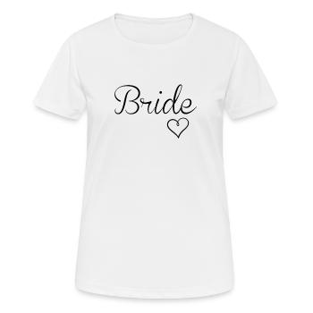 Bride hen party - Women's Breathable T-Shirt - white - Front - AI Model Female 172 dark (172cm)