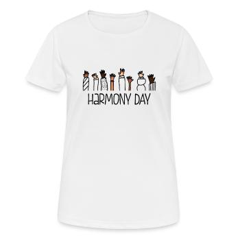 Harmony day australia -national Harmony day 2023 - Women's Breathable T-Shirt - white - Front - AI Model Female 172 dark (172cm)