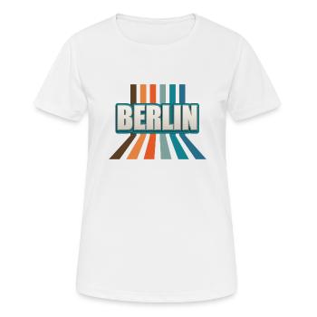 Berlin Berlinerin Berliner Stadt Berlin - Frauen T-Shirt atmungsaktiv - Weiß - Vorne - AI Model Female 172 dark (172cm)