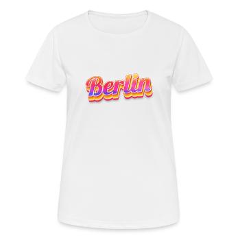 Berlin Berlinerin Berliner Stadt Berlin - Frauen T-Shirt atmungsaktiv - Weiß - Vorne - AI Model Female 172 dark (172cm)