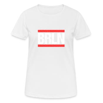Berlin Berlinerin Berliner Stadt Berlin - Frauen T-Shirt atmungsaktiv - Weiß - Vorne - AI Model Female 172 dark (172cm)