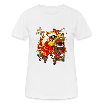 Year of the Ox Lunar New Year Chinese - Women's Breathable T-Shirt - white - Front - AI Model Female 172 dark (172cm)