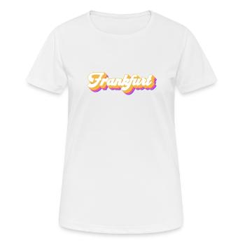 Francfort Francfort - T-shirt respirant Femme - blanc - Devant - AI Model Female 172 dark (172cm)