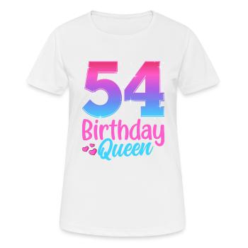 Birthday Queen 56 Geburtstag - Women's Breathable T-Shirt - white - Front - AI Model Female 172 dark (172cm)