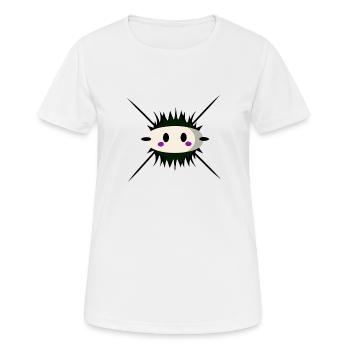 Seeigel mit Stacheln Kawaii - Frauen T-Shirt atmungsaktiv - Weiß - Vorne - AI Model Female 172 dark (172cm)