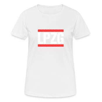 Leipzigerin Leipziger Leipzig - Frauen T-Shirt atmungsaktiv - Weiß - Vorne - AI Model Female 172 dark (172cm)