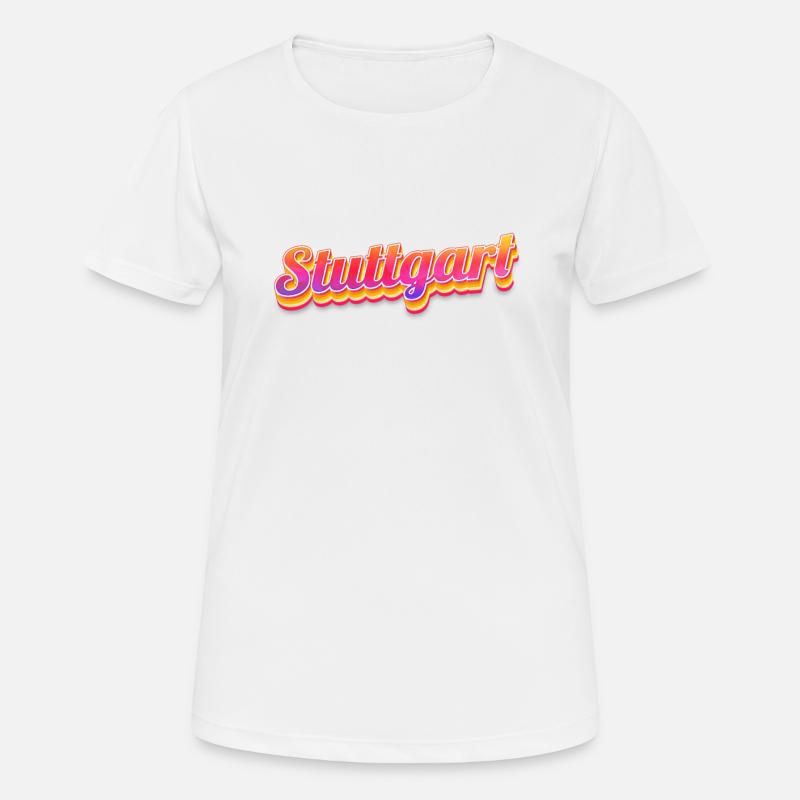 Stuttgartererin Stuttgarterer Stuttgarter - Frauen T-Shirt atmungsaktiv - Weiß