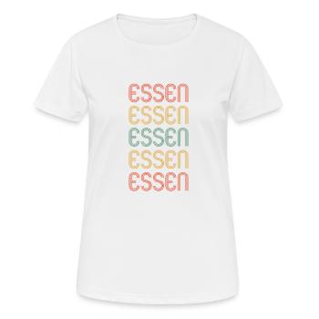 Essenerin Essener Essen - Frauen T-Shirt atmungsaktiv - Weiß - Vorne - AI Model Female 172 dark (172cm)