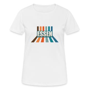 Essenerin Essener Essen - Frauen T-Shirt atmungsaktiv - Weiß - Vorne - AI Model Female 172 dark (172cm)