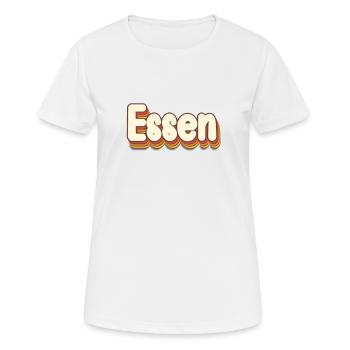 Essenerin Essener Essen - Frauen T-Shirt atmungsaktiv - Weiß - Vorne - AI Model Female 172 dark (172cm)