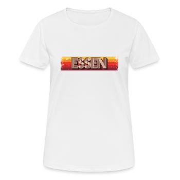 Essenerin Essener Essen - Frauen T-Shirt atmungsaktiv - Weiß - Vorne - AI Model Female 172 dark (172cm)